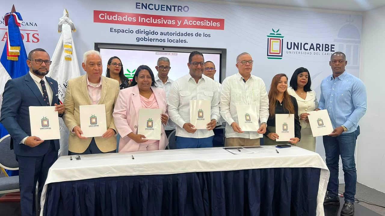ADOVA, CONADIS, UNICARIBE y entidades municipalistas firman acuerdo por ciudades inclusivas y accesibles